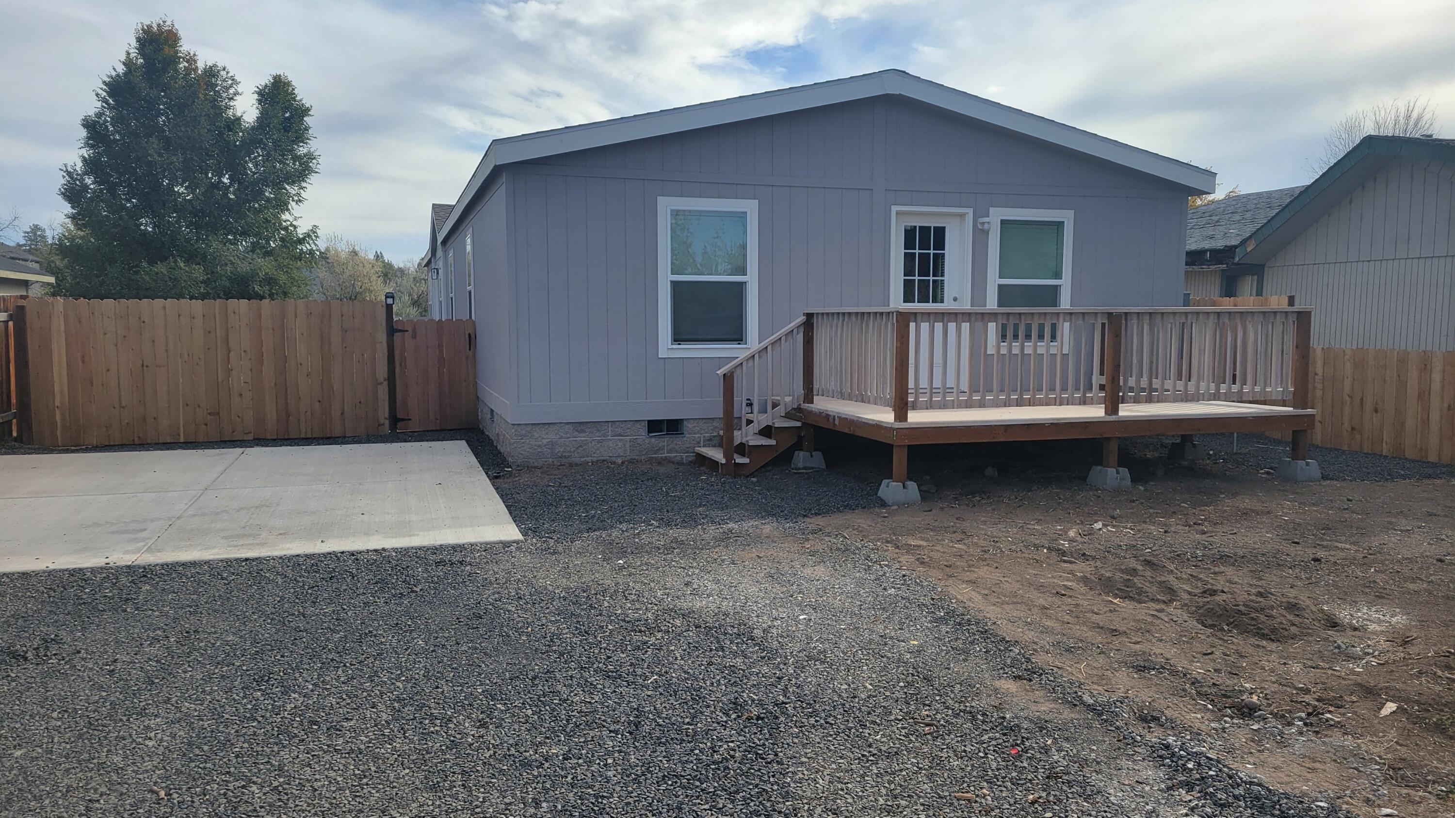 Brand New 4 bedroom 2 bathroom home with a heat pump and a 10x16 shed. Fully fenced with a new 6' cedar fence! Comps Only
