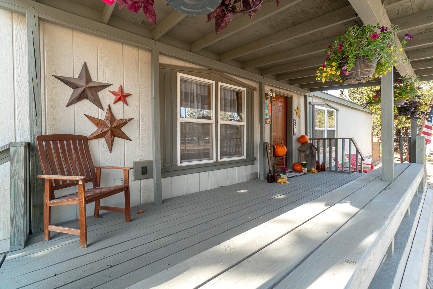 Enjoy living on the southern edge of Crooked River Ranch in the heart of Central Oregon. Just a few minutes from CRR amenities or a quick drive back into Terrebonne or Redmond. 1.85 acres of ready to go horse property w/a 1991 1,620 sf home. Open, great room layout w/plenty of space to live & entertain. Kitchen features a central island w/breakfast bar seating & lots of storage. SS sink & dishwasher, pantry & open shelving. Dining area lg enough to seat a large gathering or oversized furniture. Private Master Ste is spacious & offers a tiled walk in shower & rustic charm. Additional 2 guest rooms & full bath at opposite end of the home. Laminate flooring throughout for easy upkeep year round. Outside you'll enjoy the covered front & rear decks & fenced area to keep pets & family safe. Paddocks beyond are fenced for horses or other furry friends! Chicken coop included, just bring your flock. Extra storage shed included. Forced air w/AC.Plenty of RV & toy parking here - Don't miss!