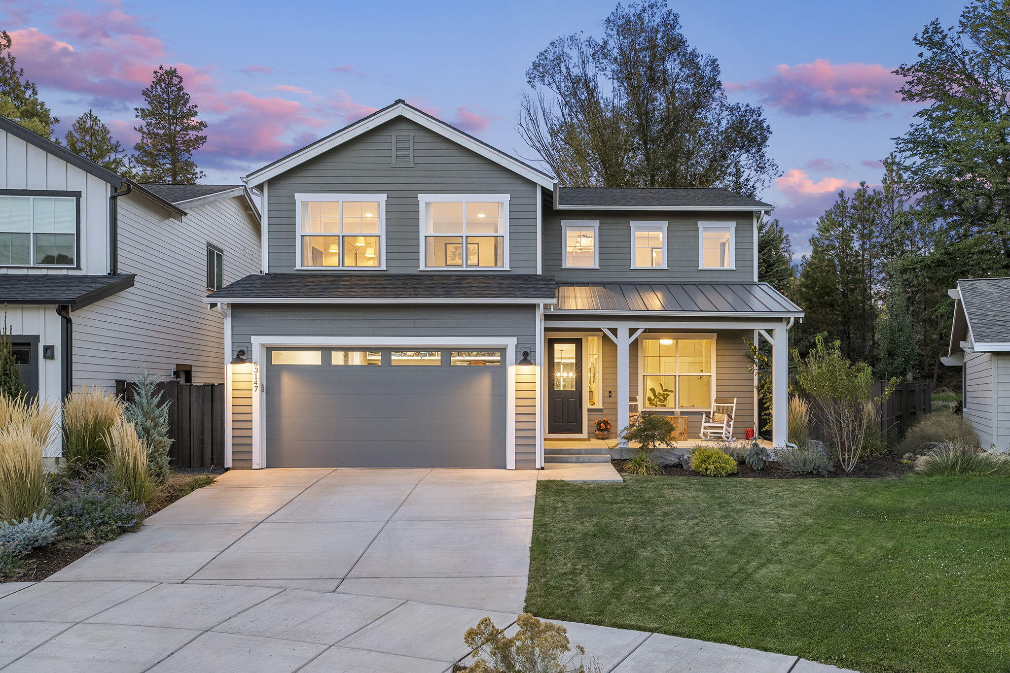 Tucked away just a half mile from Riley Ranch Nature Preserve this sunlit 5-bedroom+ home offers west-side luxury living where nature meets convenience. Built in 2023 to Earth Advantage Green standards and thoughtfully designed, it features a flexible open floor plan and an oversized garage. The home's six qualifying bedrooms include an oversized bonus room, a roomy ground floor office, and a spacious master suite built for comfort with all the touches. Airy and inviting, the living, dining and kitchen areas enjoy abundant natural light and tasteful finishes.  Then step outside into the ¼ acre private yard with covered patio and pre-wired hot tub pad, bordering a serene irrigation canal with forested views—no rear neighbors in sight.  With Costco and north-end shopping, Tumalo State Park and the Deschutes River all within two miles, and close to schools and downtown, this home effortlessly blends peaceful country living with in-town practicality. Seller is a licensed OR Realtor.