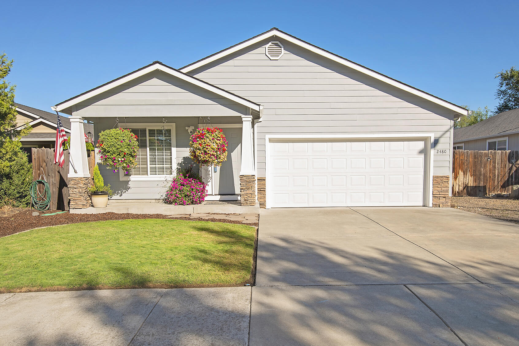 This meticulously maintained home is sparkling clean and move-in ready!  Located on a cul-de-sac and just moments away from restaurants and shopping this home has so much to offer! There is spacious RV parking, a nice open floor plan, granite counter tops, vaulted ceilings, double vanity & shower in the master and newer laminate floors throughout. You'll enjoy your time outdoors in the large back yard, private patio, a high quality above ground pool with deck and plenty of additional space for a garden! You won't want to miss this home!