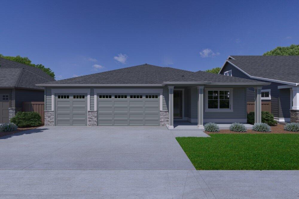 Homesite #292 - Introducing the Hillmont 3 car garage plan at Petrosa by award-winning builder Pahlisch Homes. The homes in this community are crafted with the integrity and quality that the brand is known for including many high-end features. This particular  homesite backs a green belt and on a large corner lot! Come enjoy all the excitement that Bend's east side has to offer with shopping, eateries, city parks, recreational trails, and Mt. Bachelor & Hoodoo ski resorts are close by. Come live, play, and enjoy all the resort style amenities Petrosa has to offer! *Model Home hours open daily 12-5pm.