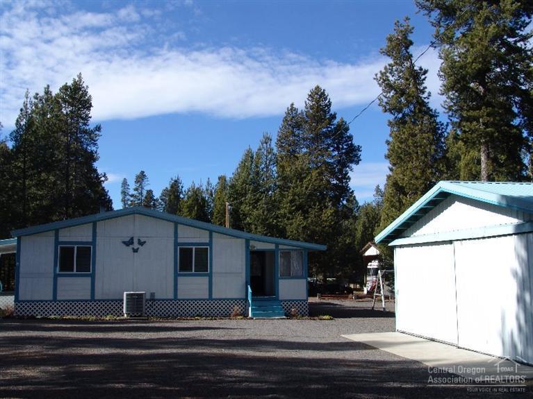 Looking for a clean well maintained home? This is the place! 3 bed 2 bath 1512 sq ft Manufactured Home that has been well maintained!! Close to all Central Oregon has to offer!! New windows & Well 2010 New Septic Tank in 2014! Home boasts an open floor plan with a great flow of space! Corner lot & adjoins paved road. La Pine State Recreation Park Close by and Sunriver 15 Minutes and Bend 30 Minutes up the road! 2 Car Oversized Garage & Covered RV Parking! Come take a look today!!