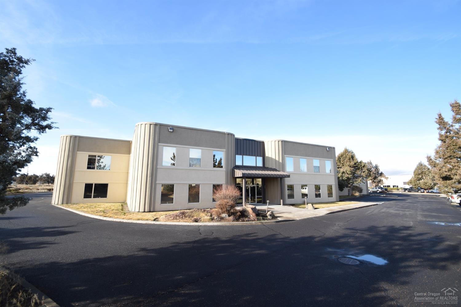 Owner-user industrial property located in the Opportunity & Enterprise Zone in Redmond, OR. Move in ready production/warehouse/manufacturing facility.<br><br> 38,342 RSF+/- two-story building<br> Constructed with Tridi-Panel formless concrete panels<br> 30,000 +/- RSF warehouse<br> 8,342 +/- RSF office<br> On a 2.12 acre lot Zoned M1 Industrial<br> Three Phase 440 Volt, 800 Amp Electrical Service<br> Many electrical drops throughout the warehouse/manufacturing area<br> Clear height of 20 feet minimum to 22 feet maximum<br> Clear span of 40 feet<br>