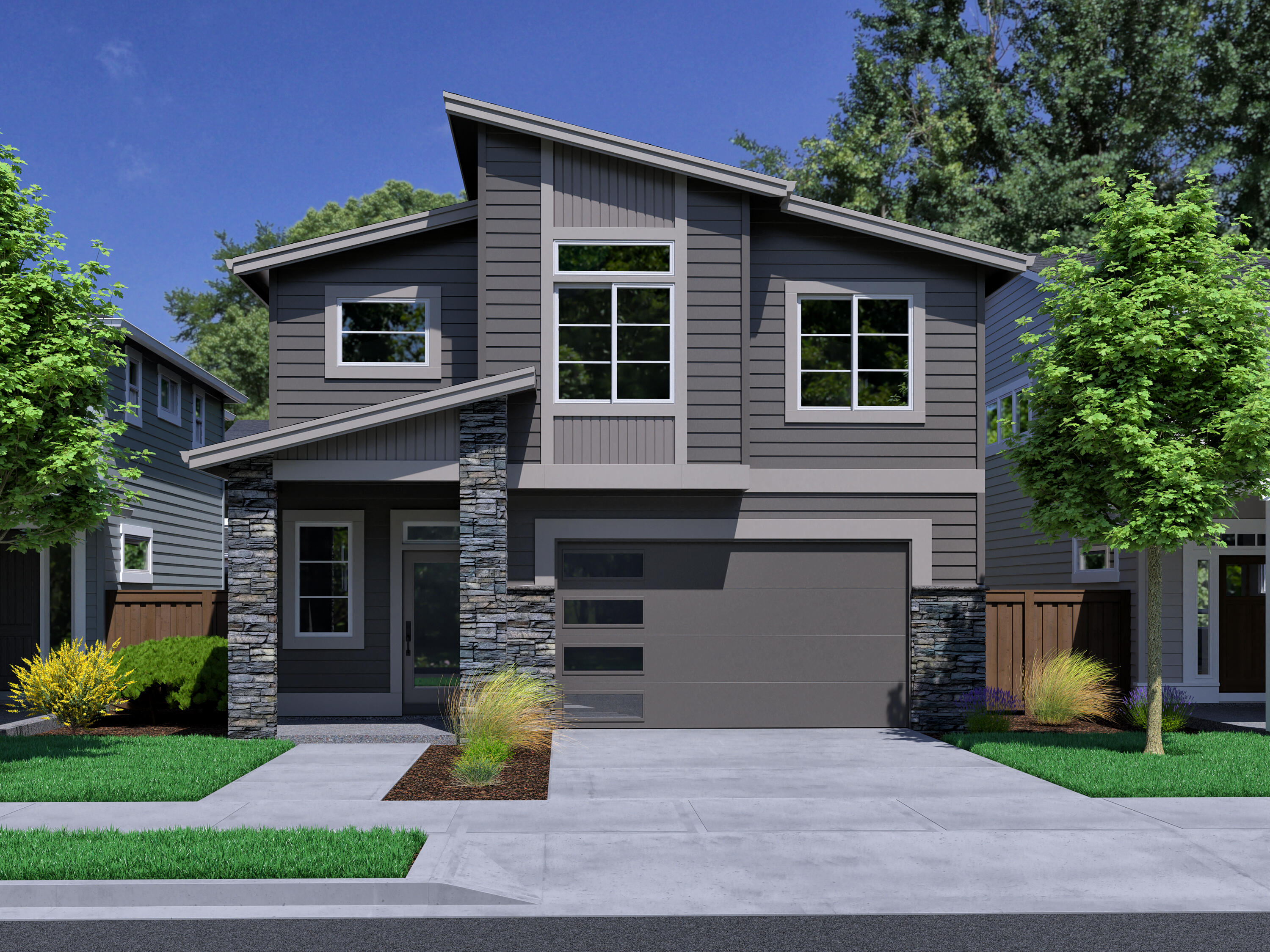 Luderman Crossing, in the heart of southeast Bend, is quintessential, comfortable Central Oregon living. Tucked off the Reed Market Road and 15th Street roundabout, this community of townhomes and single-family homes offers a convenient and accessible location for families, commuters, and outdoor enthusiasts. Residents are only 10 minutes from downtown, Deschutes River, the Old Mill District. Nearby to the Larkspur Community Center and Larkspur Park, plus the new Alpenglow park which will be 37-acres and new high school accentuate the best of Southeast Bend. Between the large great room and upstairs rec room there is plenty of room for all entertaining fun! Love outdoor living? The massive covered back patio is sure to impress. Call today to build your next forever home!