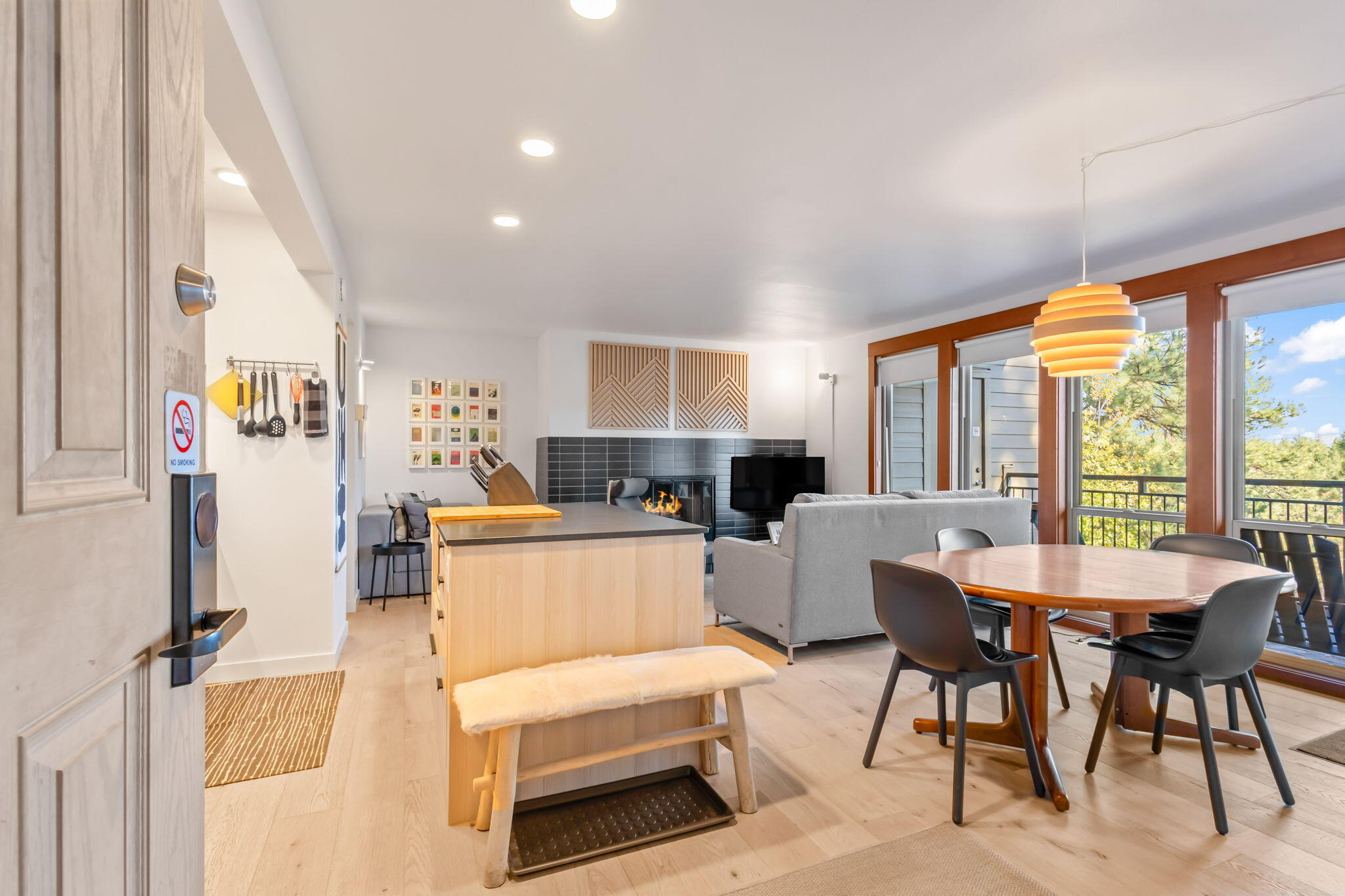 Professionally designed with natural textures, durable, high quality materials and premium appliances, this 7th Mountain condo delivers both luxury and strong investment potential. Surrounded by parkland and hiking trails along the Deschutes River, it offers modern finishes, a functional layout, and a peaceful private balcony ideal for guest appeal. In 2025, the owners personally enjoyed the home for 80+ days while rental income covered all but $500 of annual maintenance costs—an exceptional performance for a vacation property with significant owner use. This property enjoys year round demand thanks to premium resort amenities, including pools, hot tubs, a fitness center, pickleball and tennis courts, mini golf, disc golf, ice skating, and onsite dining. Sold fully furnished and impeccably maintained, this turn key, high desert retreat, just minutes from Bend's premier recreation and lifestyle experiences, is positioned for immediate rental income and long term value.