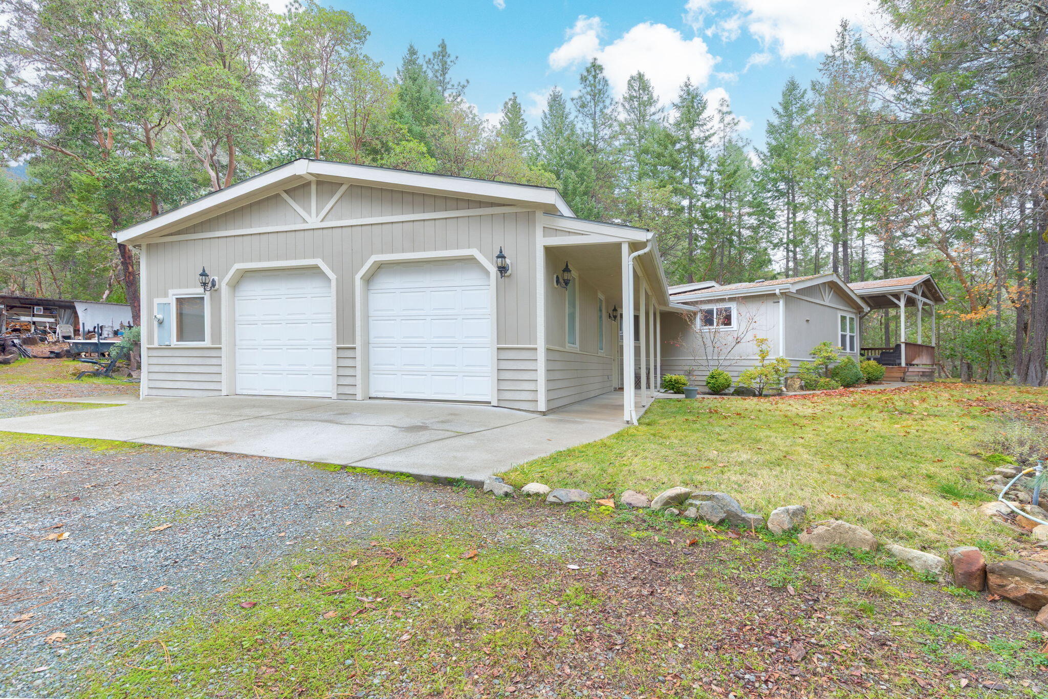 252 Glenlyn Drive, Williams OR**

Discover peaceful country living on this beautiful 5.00-acre property in the heart of Williams Valley. This well-maintained 3 bedroom, 2 bathroom, 2,093 sq ft home offers a spacious single-level layout designed for comfort, functionality, and privacy.

Inside, you'll find a generous living area filled with natural light, an open kitchen with ample storage, and a dining space that flows easily for everyday living or entertaining. The primary suite features an ensuite bath and walk-in closet, while the additional bedrooms are thoughtfully situated on the opposite side of the home for added separation.

Enjoy the versatility of fully usable, mostly level acreage, ideal for gardening, animals, outdoor projects, or creating your own rural retreat. The property provides plenty of space for RV parking, equipment, and future outbuildings, giving buyers room to grow. 
Buyer to Verify Possible Loan assumption- Verification of Terms and Qualifications.