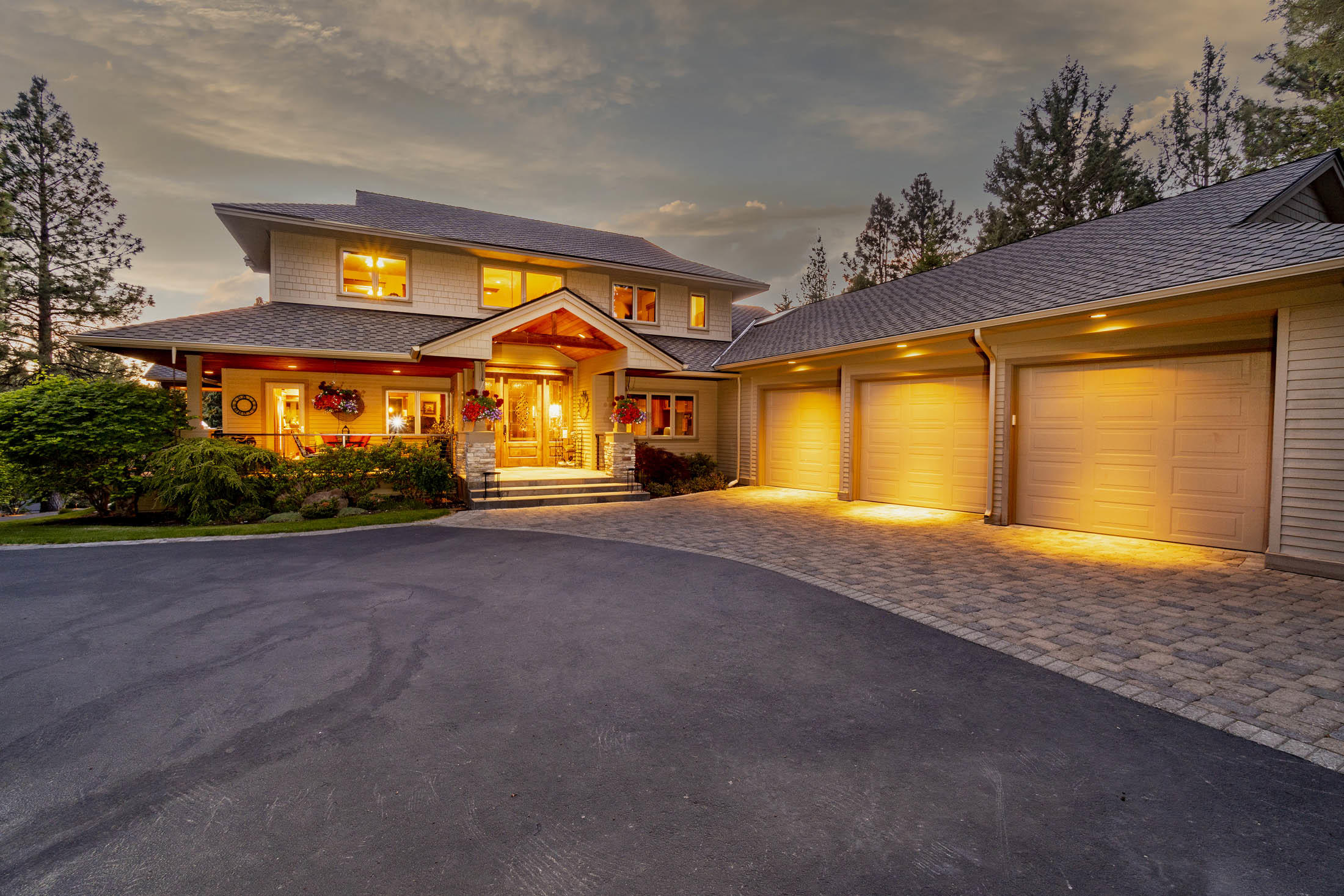 Live the Dream in Awbrey Glen, Bend's premiere Gated Golf Community.  Stunning Steve Van Sant designed home w/ exceptional details situated on .51 acre lot & Freshly Painted. Great Rm has Raised Hearth Fireplace, Volume Ceilings, Wonderful Built-in Cabinetry and Wood Wrapped ''Walls of Glass.  Open Kitchen include Sub Zero Refrigerator, 2 Ovens, 5 Burner Induction Cooktop, Cabinets Galore, Granite Counters, Wet Bar w/ Beverage Fridge, Glass Lit Cabinets, Center Island & Walk-in Pantry. Formal Dining Rm is open to the Great Rm & Kitchen. Main Level Office has Gorgeous Built-in Cabinets w/ Granite Desk Area. Master Suite is on Main Floor complete with Fireplace, Dual Vanities & His/Hers Walk-in Closet plus Access to Large Laundry Rm for Convenience.  Enjoy Outdoor Entertaining on your Massive 1500SF ''Timberteck'' Deck situated on 3 sides of home, Buit-in BBQ, Mini-fridge, TV & Heaters. Oversized 3 Car Garage is 1345SF w/ Radiant Heated Floors, Storage Rms & Workshop Area. And Much More!