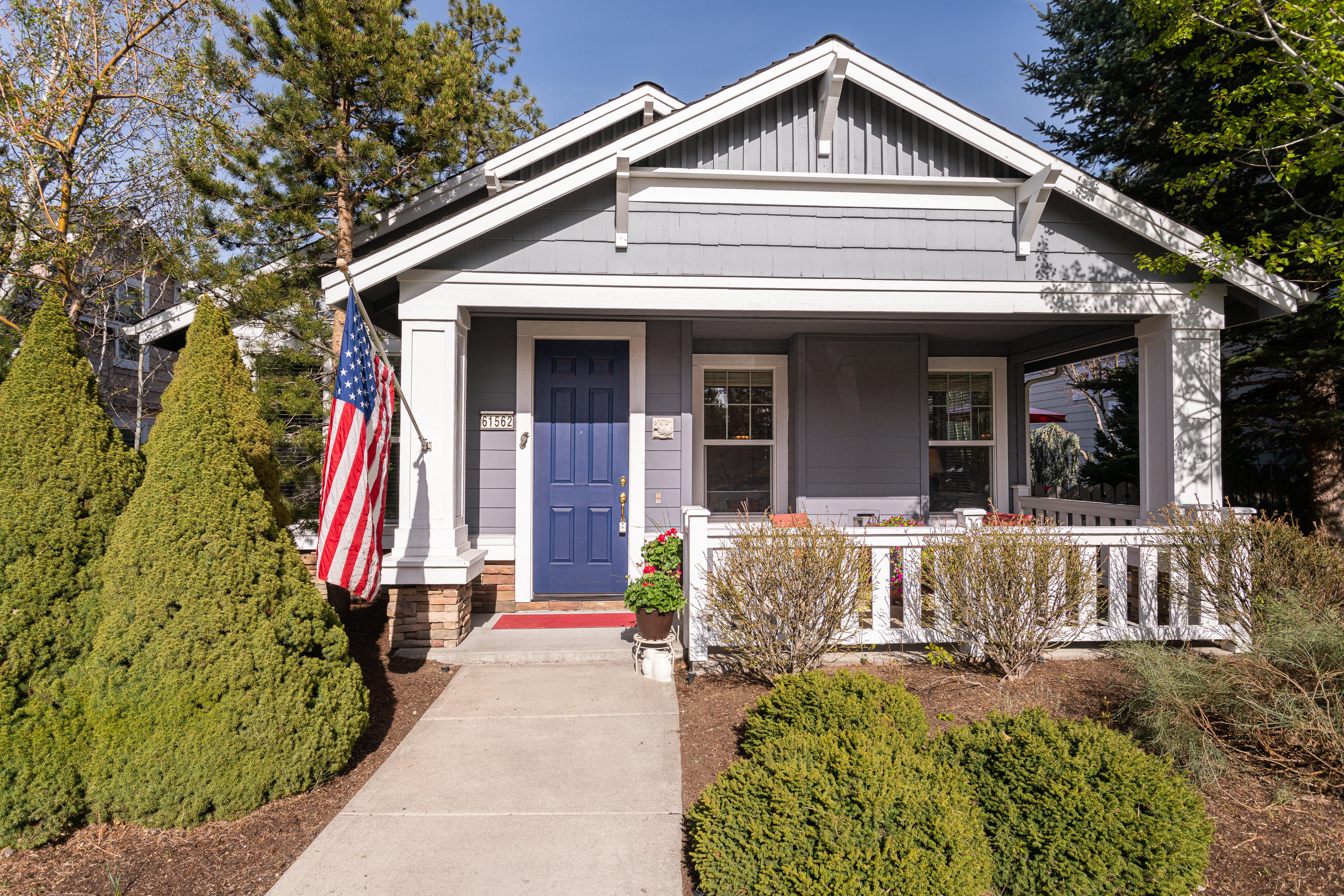 This beautiful single level home is located across from the main park in the desirable and established community of The Parks at Broken Top with a short distance to the community pool. This home has an open floor plan with vaulted ceilings, gas fireplace, and great room with plenty of windows that showcase how light and bright the home truly is! The kitchen features tile counters, breakfast bar, all appliances included, & is open to the living and dining room. Spacious primary bedroom with a large walk-in closet. The office/den could be converted into a third bedroom. The sliding glass doors lead out to the nicely landscaped and fenced private patio. Attached 2-car garage with alleyway access. The community is known for its pool, many parks, bike trails, etc. Amazing Westside location close to golf courses, schools, Mt. Bachelor, Deschutes River trails, downtown and more! Don't miss out on the chance to tour this beautiful home! Schedule a showing today!