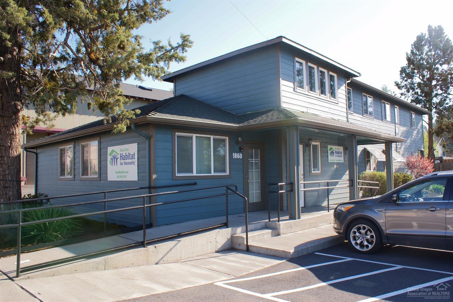 Very nice owner/user or investment property. Built in 1999 for Bend Area Habitat for Humanity, they are moving to a new facility in Spring of 2017 and would like to lease back until then. Rate of $1.10sf nnn yields a temporary cap rate of 5.6%. Market rent of $1.30 after owner vacates could yield cap rate of 6.6%.