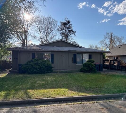 Excellent opportunity to own this single level duplex on the East side of town. Unit B has recently been updated with newer paint, countertops, and upgraded flooring througout. Ceiling fans in the bedrooms and living area have been added for comfort.  Central heat and AC. These 2 bedrooms and 1 bath units offer a nice floor plan and include indoor utility hook-ups. Storage building available out back with designated tenant parking. Great option to live in one side and receive steady income from Unit A next door. Convenient location with nearby schools, shopping, restuarants, and transportation.