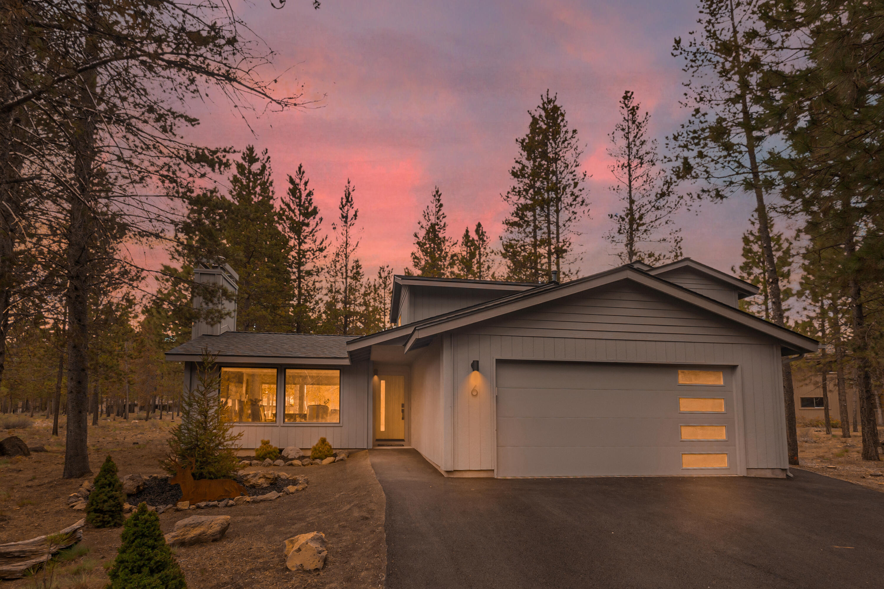 Fully furnished retreat in one of Central Oregon's most sought after destinations.  This exceptional 3-bedroom, 2-bathroom home has undergone an extensive remodel inside and out (see attachment for list of improvements). The transformation is truly breathtaking, resulting in a property that feels fresh, new and move-in ready, which is rare to find in Sunriver. 

Set on a secluded lot surrounded by towering pines, you'll enjoy quiet evenings on the private back deck or soaking under the stars in the hot tub. The location is ideal—just moments from Fort Rock Park and Woodlands Golf Course, and only a few minutes from the heart of Sunriver Resort and Village, including the SHARC Water Park.

Ready for your immediate enjoyment, come see the ultimate Central Oregon vacation or second home. This property offers the perfect blend of tranquility and convenience. And when you're ready for a change of pace, Bend is just 15 minutes north.