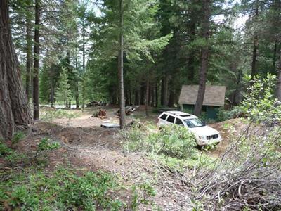 Great Parcel backs to US Forest Svc Land. Should have great views of Cowhorn Mtn once trees are cut down. End of cul-de-sac. Small Cabin on site. Easy to build on. Lots of old growth timber - great privacy. NO Mfg Homes. Water in street & will be a 1x Hook-up Fee $500.00. Elec is underground at street & parcel is Septic FS Approved. You will have easy access year round as roads are paved & maintained by HOA - they plow, too! Enjoy close proximity to Crescent & Odell Lakes & the Willamette Pass Ski Resort.