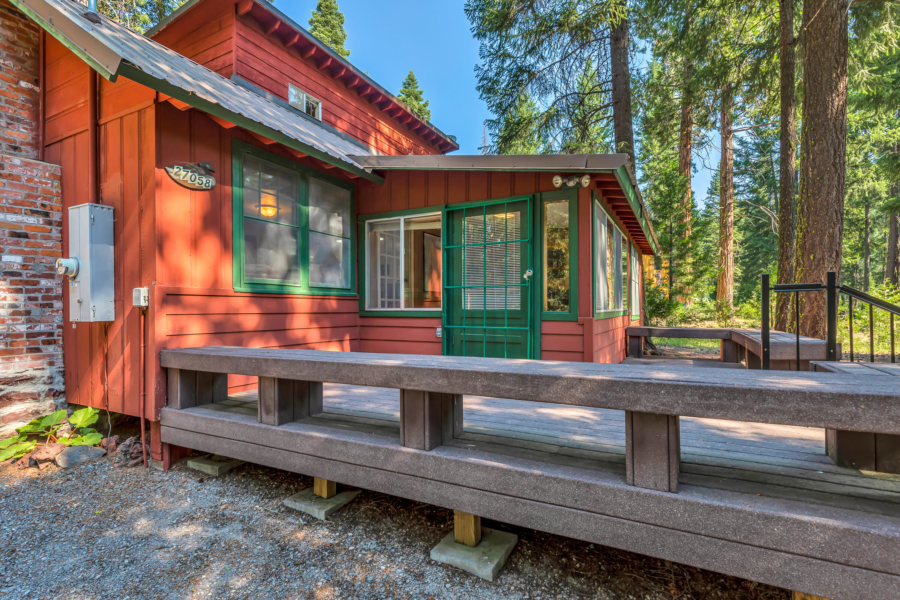 Have you ever dreamed of your very own cabin by the lake? A place where you can cozy up by the open fire or serve lemonade on a cool mountain afternoon? Stroll down to the lake and catch dinner, or watch a sunset over the water? Would you want all of that at an affordable price? If so you'll have to see this beautiful little cabin in Rocky Point. This mountain charmer is updated with a primary bedroom, a bunkroom, gas stove, a garage/workshop, and a mini clawfoot tub. Watch the stars, escape the heat, relax under clear, cool skies, or watch it snow from your very own cabin retreat. Situated a mile from two lakeside resorts, trophy fishing, and bordering the national forest, this cabin will delight your guests. Fully furnished and ready as your primary home, second home, or AirBnB.