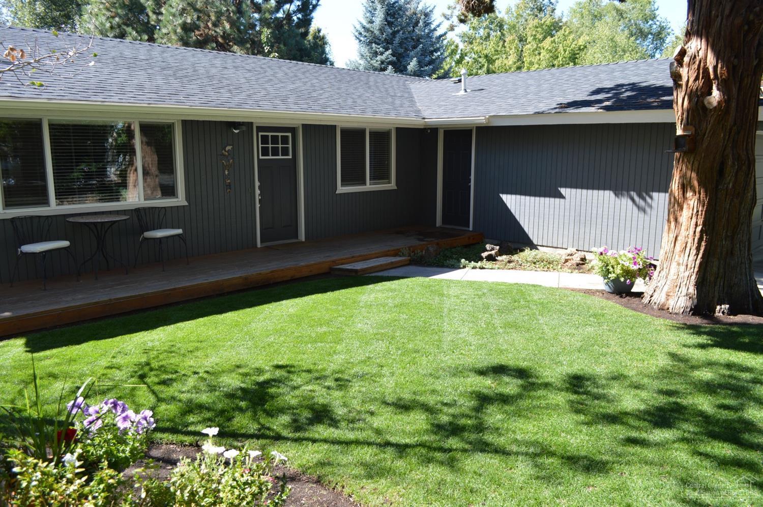 This adorable turn key single level home was completely remodeled in 2016 with new roof, windows, natural gas furnace and water heater, flooring, quartz counter tops, stainless steel appliances, interior and exterior paint, decks, landscaping and irrigation system. The home is situated on a quiet, low traffic cul-de-sac with easy access to parks and schools as well as the hospital and shopping.