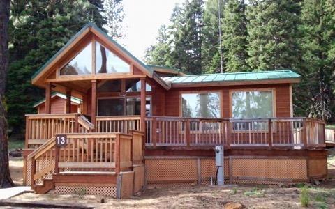 Fully furnished Lake cabin at beautiful Hyatt Lake in the So. Oregon Cascade Mountains! Great fishing, boating, kayaking in the summer and all the snow sports in the winter including snowmobile trails, pacific crest trail, snow park and more. Largest furnished two story cabin for sale in the resort with 625 sqft including an extended 2nd floor loft area. This cabin has a commanding view of the lake with a large annex in which guests will find a sofa sleeper. Behind the extended living space on the forest side, is a secluded hot tub providing a beautiful view of the forest and the pines. Currently in the rental pool and Sleeps 6 - $169/night. Queen bed in master. Queen bed in loft. Queen sleeper sofa in living room. The front porch contains an accommodating large barbecue w/plenty of seating facing the lake & a large porch on the rear of the unit. For more info on the resort please visit their website at www.HyattLake.com. Extra parking and access in the back of the back of the cabin.