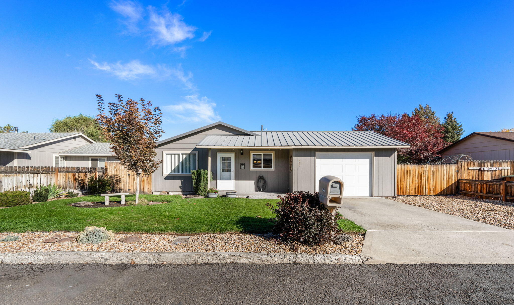 Welcome to your dream home in the sought-after neighborhood of Riverside Addition! This cute single-level home has been meticulously maintained, offering a move-in ready haven for the discerning buyer. With great landscaping and a large backyard complete with a patio, this property is perfect for those who love outdoor living. The fully fenced yard provides privacy and security, while the RV parking is a bonus for adventure enthusiasts. The metal roof ensures durability, and the laminate floors add a touch of elegance. Don't miss this opportunity to own a charming and well-appointed home in Riverside Addition!