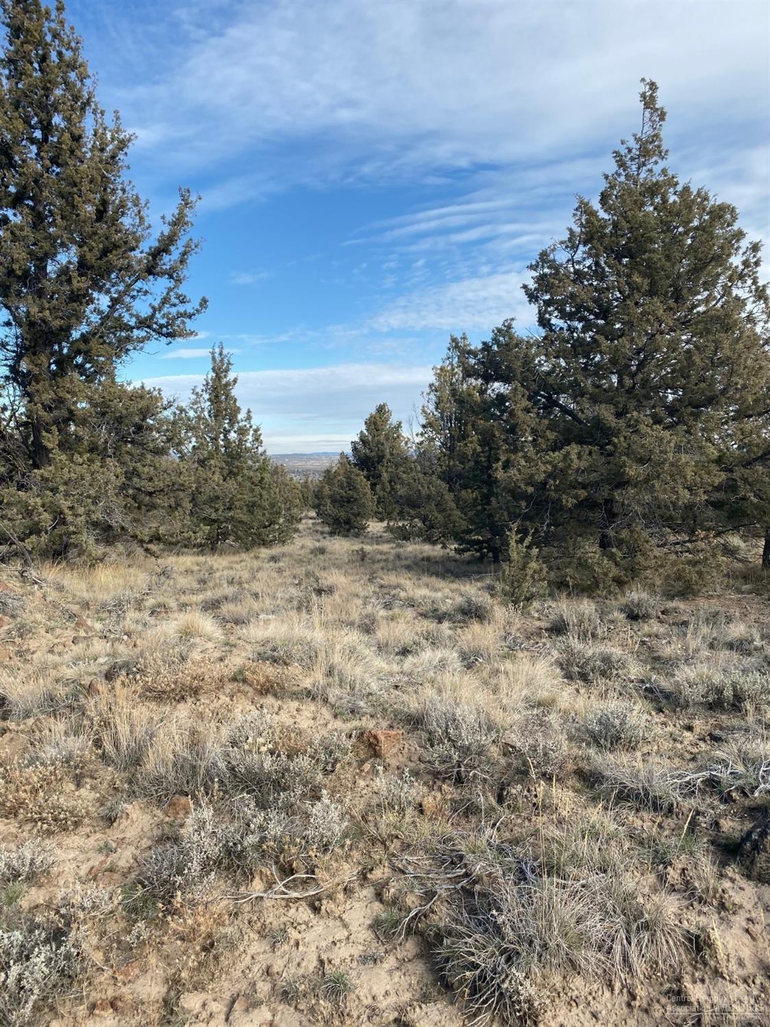Nice lot with a gentle slope and valley views from several angles. This property has end of road privacy that is just one lot away from over 75,000 acres of BLM. Nicely treed with junipers. Manufactured homes okay on this over 2 acre lot on a gravel road.