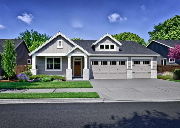 Homesite #39 - STARTING IN NOVEMBER - single level 3-car garage Hillmont plan on 7,565 sf lot at Trailside by quality award winning builder Pahlisch Homes. This beautiful home has all the luxury features you expect from this builder. This open floor plan offers 4 spacious bedrooms, a mud room, cozy great room, open kitchen, and a beautiful primary suite with freestanding soaker tub and walk in closet, fencing, AC and so much more. This home also includes a 3-car garage! Located at the edge of SW Redmond, just minutes from Bend, the Airport, Smith Rock State Park, and downtown shops. Two ski resorts Hoodoo and Mt. Bachelor are less than an hour away. **Buyer to receive a $5,000 Buyer Bonus for using builder's Preferred Lender! *See site agent for details** Estimated completion in Spring of 2025.  Time to choose interior color selections and upgrades.  Model home is located at 4707 SW Coyote Ave and is open Fri-Tues from 12-5pm.
