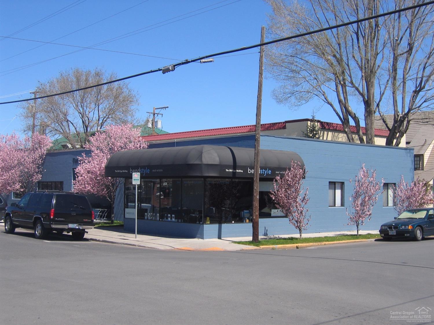 Prime downtown location, one block east of Bond Street and one block from the parking garage. This 3,750 +/- SF downtown Bend building was extensively remodeled in 2005. Zoning allows for 70 foot building height so there is an opportunity to develop second and third floor residential units.