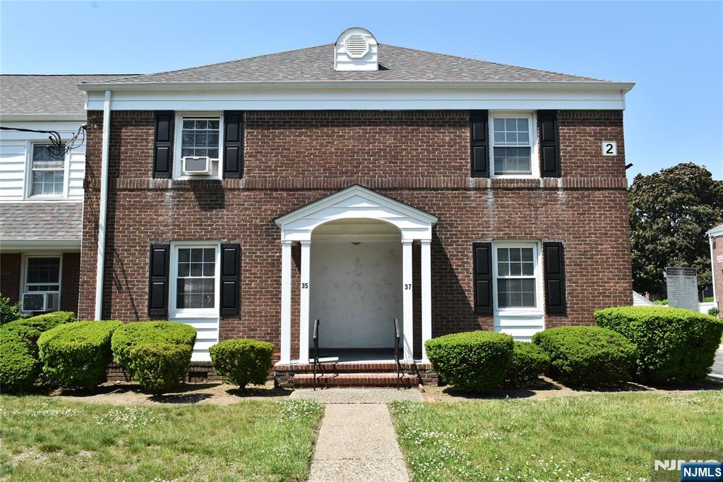Unique Opportunity to own a 2 bedroom 1 bath CO-OP in the Elmwood Cooperative. This unit (unit #35) is situated with a shared front walk w/1 other unit. Townhouse style - 2 floors; in comparison to the majority of the complex which has units of 1 bed with 4 units per building. As you enter the front door, you are greeted into the spacious living room that connects to the Dining area. Closet & storage under stairs. Modern kitchen w/laundry & back door to courtyard & parking. The second floor boasts 2 bedrooms, full bathroom & attic storage access. First bedroom has 2 separate closets & Second bedroom a single size closet. 1 Assigned Parking Spot. Complex allows parking for 1 vehicle (either garage or parking spot - not both) There are a few designated guest parking available with additional parking on-street. Location is ideal to shopping including a brand new ShopRite, public transportation, major roadways to navigate through Bergen County. Age-Restricted complex 55+, CASH ONLY PURCHASE, must be owner occupied, No Renting Allowed. All buyers will be listed on Co-Op Ownership Shares & must live in the unit. Buyer(s) must financially qualify with HOA and Management Company. Credit Check, min 1 year of HOA fees, Debt/Income Ratio 28%, HOA Interview. No Pets but may consider 1 cat. Monthly Maintenance fee includes: Taxes, Heat, Water/Hot Water, Common Area, Trash, Snow removal for common areas. Owner responsible for electric/gas/internet/tv, etc. CAC sold as is, not operational.