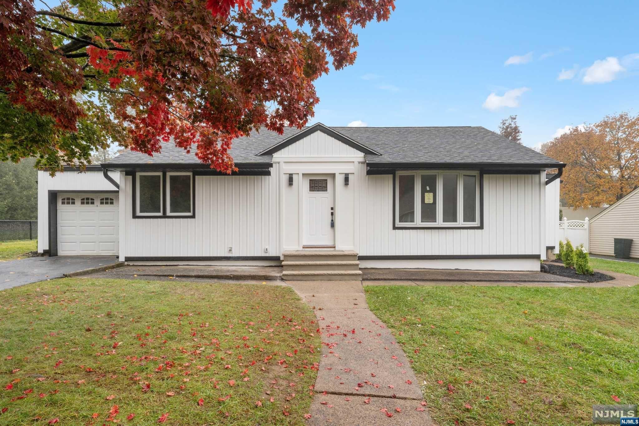 Welcome to this beautifully fully renovated single family house in a desirable area of Dumont. This exquisite ranch style house is located in a serene neighborhood, and it counts with 3 bedrooms and 2 bathrooms, along with a finished basement, a one-car attached garage and 2 additional spaces in the driveway plus a spacious backyard. The finished basement features a washer and dryer. This beautiful full-height ceilings corner property is in a prime location and it offers easy access to schools, parks, shopping, and dining options, making it a highly desirable place to live. Don't miss the opportunity to make it yours, it won't last long!!!
