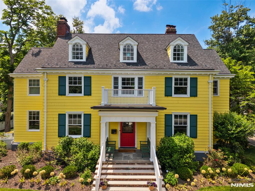 Perched along the edge of Edgemont Park, this beautifully updated estate blends the timeless elegance of early 1900s architecture with modern amenities designed for today's lifestyle. Offering 6 bedrooms and 14 spacious rooms, the home provides exceptional space for both everyday living and entertaining. The thoughtfully designed floor plan features formal Living and Dining Rooms, a warm Family Room, dedicated exercise space, screened porch, finished lower level, mudroom, and convenient second-floor laundry. At the heart of the home, the gourmet Kitchen is outfitted with premium appliances, including a commercial-sized refrigerator/freezer, double ovens, oversized wine cooler, Miele coffee station, dramatic waterfall island, and oversized undermount sink. A Butler's Pantry adds both functionality and style. The screened porch opens to a professional outdoor grilling area, while the expansive Bluestone patio overlooks a fully fenced backyard complete with a playground, treehouse, and trampoline. Ideally located just moments from Watchung Plaza's shops and restaurants, with convenient train service to NYC via Penn Station and Hoboken, this exceptional property offers the perfect balance of historic character, modern luxury, and an unbeatable location.