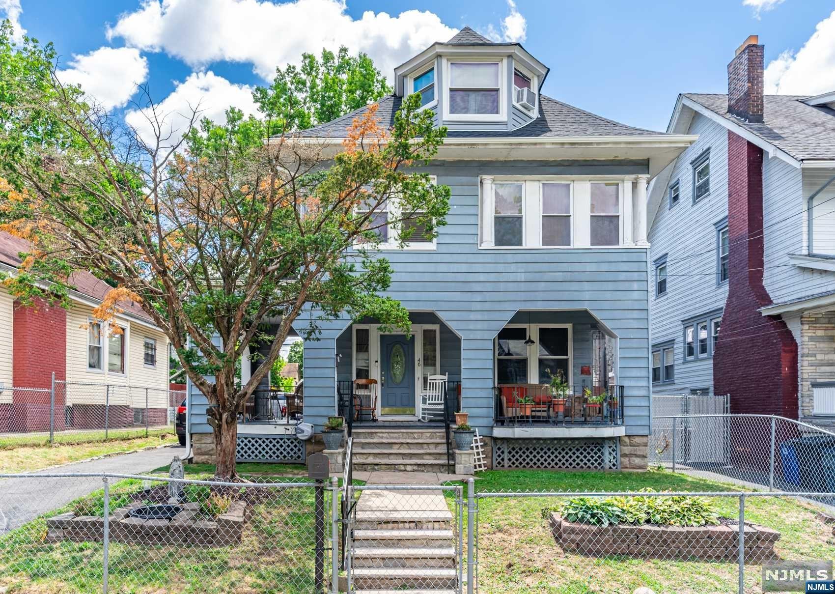Lovely SIX bedroom single family home with original details and thoughtful updates throughout, steps from Weequahic park, major highways and the airport. Step up to the expansive lemonade front porch and enter into a gracious parlor. Full formal living and dining rooms and kitchen with mudroom and half bath round out the first floor. On the second and third floors, six generous bedrooms, sunporch and full bath; in the basement, another half bath, laundry, and partially finished rec room. Deck, patio, storage shed and abundant parking await outside. Close to schools, shopping, dining and transit options, with space for everyone. Come make this house your home before someone else does!