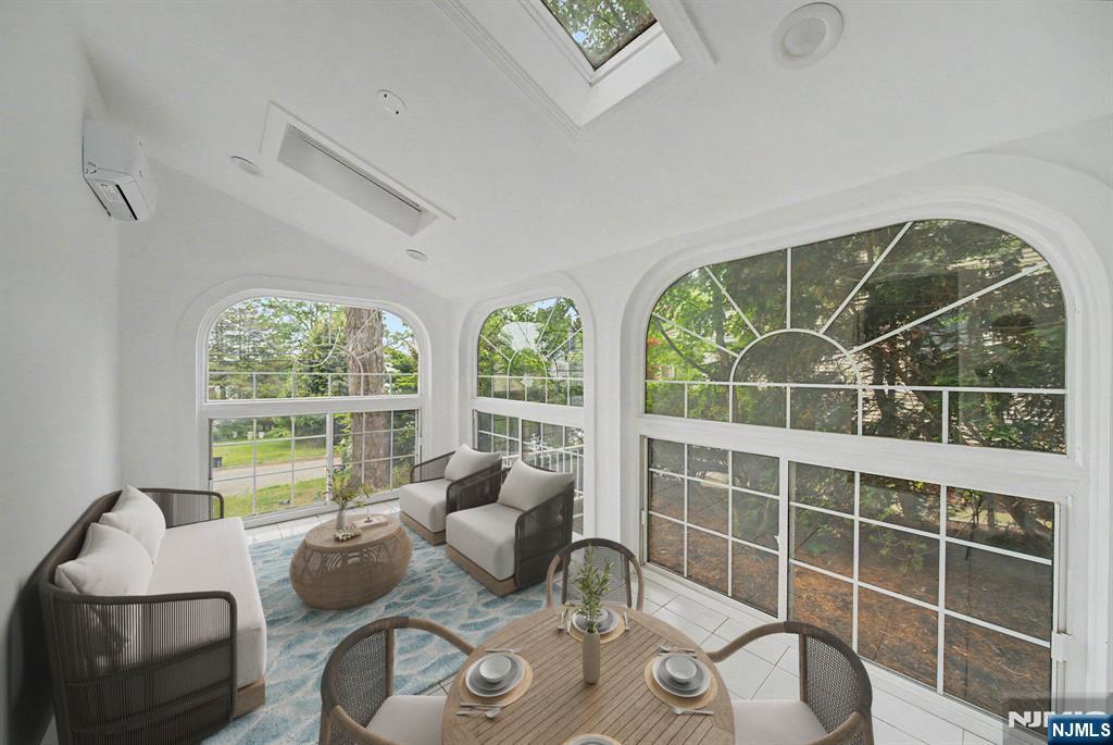 Step into this exceptional 4 BR, 4-bath Cape thoughtfully redesigned with high-end finishes, offering the perfect blend of sophistication, comfort, and flexible living space. The heart of the home is the Kitchen feat new appliances designed for everyday living & entertainment. Natural light is enhanced by striking Palladian windows & beautiful architectural details throughout. The LR boasts striking arched windows gracing a stately stone wood-burning fireplace. The inviting all-season room features skylights & newer Palladian windows & opens to a spacious wraparound deck perfect for indoor-outdoor entertaining. The primary suite feat cozy fireplace & dual closets. Barn door entry to breathtaking spa-inspired marble bath complete with frameless shower & panel system, freestanding soaking tub, decorative framed his/her mirror cabinets, premium bidet & private sauna. 2nd BR offers a renovated en-suite bath. Every bath in the home has been newly renovated with upscale designer finishes & modern elegance. Main floor feat 2 BRs with a newer Bathroom. Fully finished walkout lower level expands the homeâ€™s versatility with a newly renovated private full bath & 2 separate office spaces. Addâ€™l major upgrades incl new boiler/heating system, whole-house mini splits, hot water heater, and a roof, providing peace of mind for years to come. Private setting with expanded rear parking. This exceptional home offers incredible combination of luxury, functionality, & comfort inside & out.