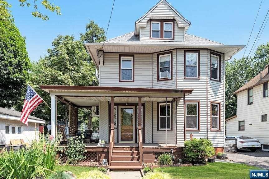 This home has beautifully preserved inlaid hardwood floors across the 1st level with craftsmanship found in each nook from built-ins to the crown molding. Wired with smart electrical features throughout & powered by a Generac generator & efficient wood burning stove, these back up power sources breed confidence during weather's worst. The 2nd flr boasts 3 bedrooms+bonus room, while in need of TLC, the beautiful bones of this Colonial home with high ceilings & quality materials, is primed for updating. Full height attic with windows for storage & endless possibilities. Add the expansive full height basement, gardens, back deck, radiant heat on first floor & detached garage, the property has all you need & most of what you want. Prepare to add your personal touch to this already high functioning home in one of the most desirable neighborhoods in Ridgefield Park just around the corner from the center of town. Solar panels added in 2021, see addendum. Sold "as-is" no known issues.