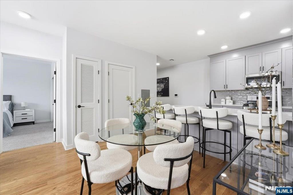 Discover Liberty Place - Bloomfieldâ€™s newest boutique condo community. Now selling our penthouse level. Residence 402 is filled with natural light and showcases solid oak floors, 9â€™ ceilings, quartz countertops, GE appliances, in-unit washer/dryer, tankless hot water heater, Nest thermostat, and primary bath with dual sinks. One deeded parking space available for purchase and can be included in the mortgage. Building amenities include a rooftop deck, wellness gym with NordicTrack equipment, and bike storage. HOA covers water, landscaping and snow removal, garbage and recycling, master insurance, common area maintenance, and building reserves. Located in Bloomfield at the border of Montclair and Glen Ridge, you are in the center of it all! Amazing central location for young professionals, empty nesters, and first-time buyers close to restaurants, shopping, parks and entertainment and just a quick 35 minute train ride to NYC. 5-year tax abatement. 10-year New Construction Warranty. Pets allowed.