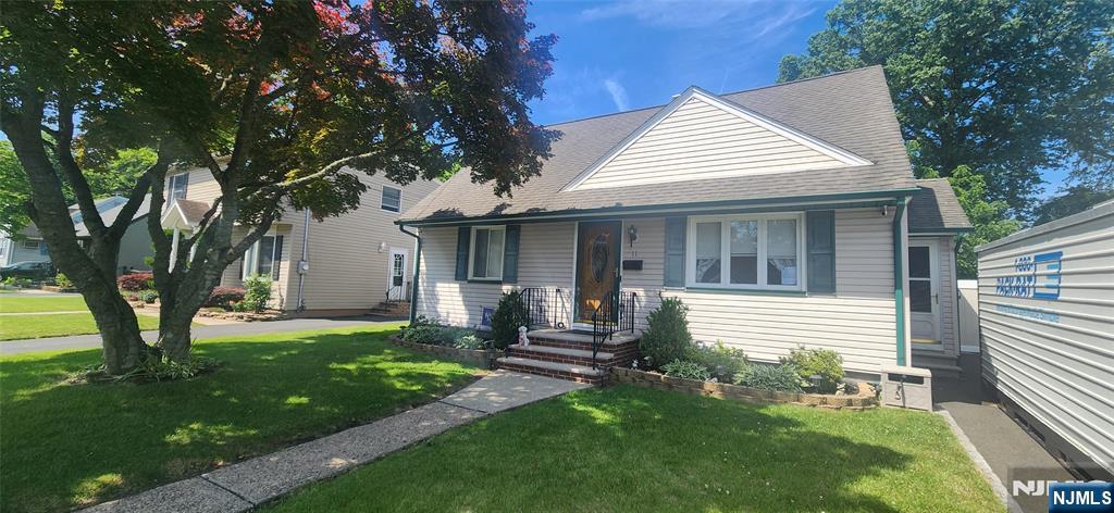 Welcome home to this move-in-ready, 3-bedroom, 1-bathroom Cape Cod perfectly situated on a quiet, tree-lined residential street right on the Nutley border. Blending classic charm with modern lifestyle upgrades, this property is an absolute masterpiece for those who love to entertain inside and out.Step inside to a bright, welcoming layout featuring comfortable forced hot air heating and central air conditioning for year-round climate control. The main level comes complete with large living room, dining room, kitchen, 2 bedrooms and full bath. The second level has a large bedroom, small office area and plenty of storage. Downstairs, the fully finished basement offers incredible bonus space, perfect for a media lounge, game room, or home gym.The real showstopper is the spectacular outdoor living space, situated on a generous 55x101 lot. Step through the dining room doors onto a massive rear deck, featuring a private, built-in hot tub. The deck overlooks a beautifully manicured yard hosting a heated above-ground pool, extending your summer swim season. Host epic weekend gatherings with the included premium Weber grill, hooked up directly to a natural gas lineâ€”never run out of propane again!This turnkey home offers unparalleled indoor-outdoor flow in a highly desirable neighborhood location. Schedule your private tour today!