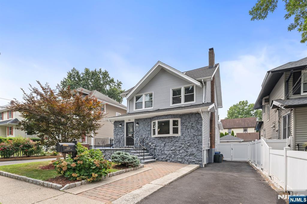 This beautifully renovated 3-bedroom, 3-bath Colonial offers the perfect blend of style, space, and convenience. Ideally situated near NYC transportation and major highways, this home features a bright and open first floor with a spacious living room, dining area, full bathroom, and a modern eat-in kitchen that opens to a large deckâ€”ideal for entertaining. Upstairs, you'll find three bedrooms and another full bath, including a generous primary suite with a walk-in closet. The finished attic provides additional flexible living space, while the fully finished basement includes a full bathroomâ€”perfect for guests, a home office, or recreation. Additional highlights include hardwood floors throughout, central air conditioning, a long driveway with ample parking, and a detached 1-car garage. The fully fenced backyard with white vinyl fencing completes this move-in-ready home. Seller is a licensed real estate agent. Contingent upon seller finding a new home