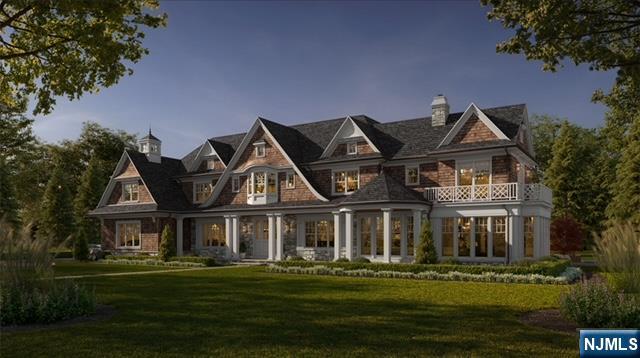 To be built - A luxurious masterpiece set on a .7 acre corner lot on the East Hill of Englewood, just ten minutes from Manhattan. This showstopping 6 bedroom, 6 1/2 bathroom new construction estate with NuCedar siding and color aged cedar roof will span three levels effortlessly connected by a private residential elevator. The first floor features a two story entry foyer, dining room, powder room, three car garage, mudroom with washer and dryer, kitchen with breakfast area and high end appliances, club room/lounge with fireplace, stunning two story great room with fireplace, and convenient guest room suite. Second floor offers a primary bedroom suite with two large closets, four generously sized bedroom suites, and a convenient second laundry room. The first two floors afford approximately 7,200 square feet of living space and will have a hydronic heating system, central vac, security system, and sprinkler system. Every inch of this estate will display a blend of bold sophistication and timeless elegance, ensuring a one-of-a-kind living experience. Now is your chance to personalize finishes and make this architectural gem truly your own. Gunite, outdoor, in-ground heated pool and fully finished basement available at additional cost.