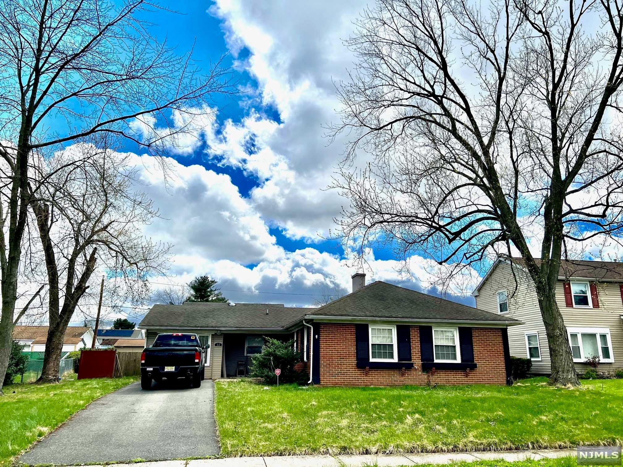Unpack and move in to this spacious, recently renovated (2018), ranch style home. Living Room is massive, and has hardwood flooring. Den is next to the kitchen and features a wood burning fire place. Private driveway parking for two cars. Backyard is fenced in and has shed for extra storage. Washer & Dryer are Included in the sale. Only 2 miles from US 130. Being sold strictly AS IS