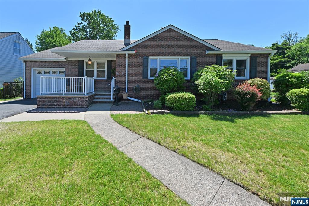 Wow ! 2BR (possibly 4 BR)/2 bathrm ranch, on HUGE 75x150 lot in highly sought after Golf Section of desirable Maywood NJ! Deceptively large ranch with 2 large BRs on 1st flr, large Liv Rm w/attractive wood burning fireplace w/brick surround, separate dining rm, updated kitchen w/granite counters, stainless steel appliances, excess cabinets and extra countertop space. Fabulous heated 4-season bonus Sun Room overlooks the expansive backyard! The basement is MASSIVE! 2 HUGE bonus rooms that could both be 3rd and 4th BR if egress windows were added - or could easily be huge Rec Rms/Play Rms/Gym/Movie theatre/home office/Guest Rms and more! Has full bathrm too so its like a separate apartment down there! Then you have the extra large backyard ready for your Summer BBQs & outdoor gatherings for years to come! Also beautiful curb appeal w/full brick exterior, professional landscaping & front porch! Even has an attached garage! All this and located in the heart of popular Maywood, close to schools, parks, NYC Buses, all major highways, & Maywoods famous downtown shopping street w/restaurants, Maywood Market, Pancake House, Seafood Gourmet & much much more! And as it's a ranch, this offers great one-floor/no stairs living, OR you could Add-A-Level & expand to make a fabulous 2nd level designed to your dreams! DO NOT MISS THIS ONE on a HUGE LOT in a prime section of Maywood!