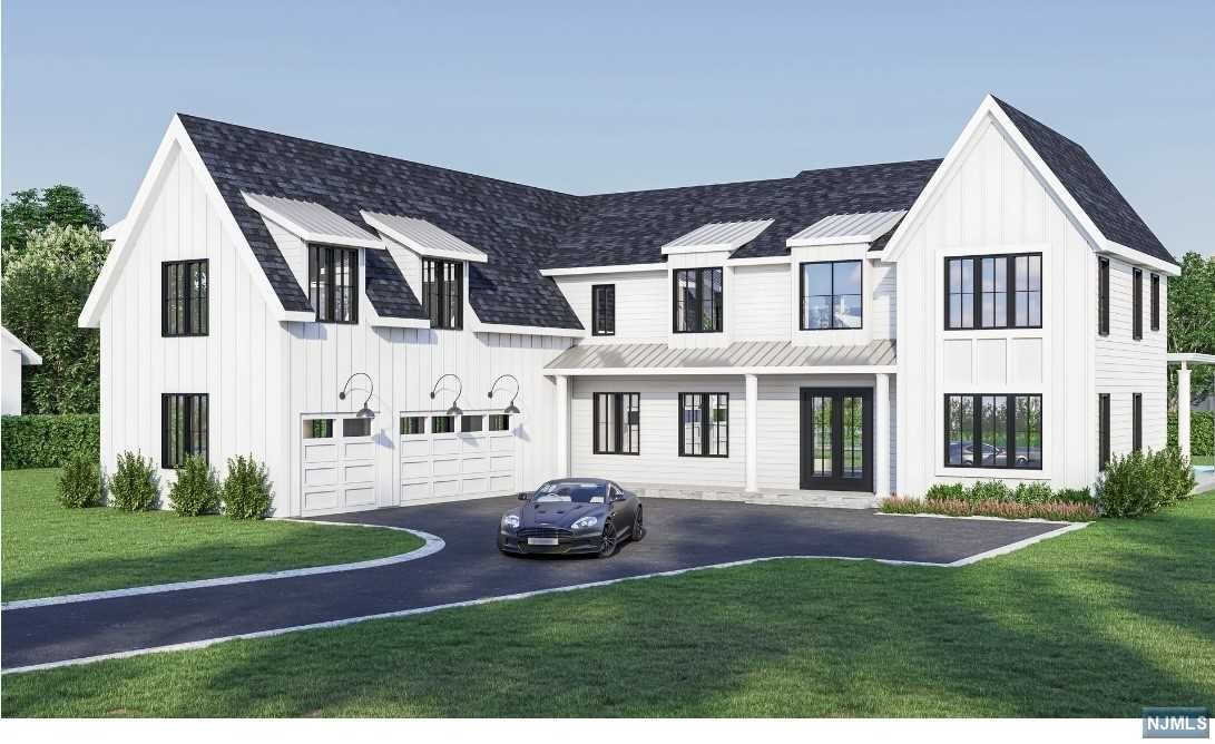 Stunning 6 BR, 6.5 Bath new construction home idyllically set on a picturesque .5 acre cul-de-sac property in an exclusive & private neighborhood. This masterfully designed 8,400 sq. ft home by premier builder, New Luxury Homes, offers breathtaking panoramic views of White Beeches Country Club golf course, high end finishes & keen attention to detail throughout. Front covered porch; double story EF; LR; DR; office/guest rm w/adjacent bath; Mud Rm; Gourmet Kit. w/breakfast area & high end appliances; Butler's Pantry, Powder Rm, Great Rm w/gas fpl opens to 2nd fl and covered patio. 2nd level offers 4 ensuite bedrooms including a luxurious Primary Suite; Laundry Rm. Lower Level recreation rm, bedroom, full bath, gym, media room. 3-car Garage. Haworth is home to a top rated K-8 school & Northern Valley High School, 2 private golf & country clubs and 3 mile reservoir nature trail. 11 miles to GW Bridge; minutes to world class dining & shopping. Your private oasis awaits. Come visit!