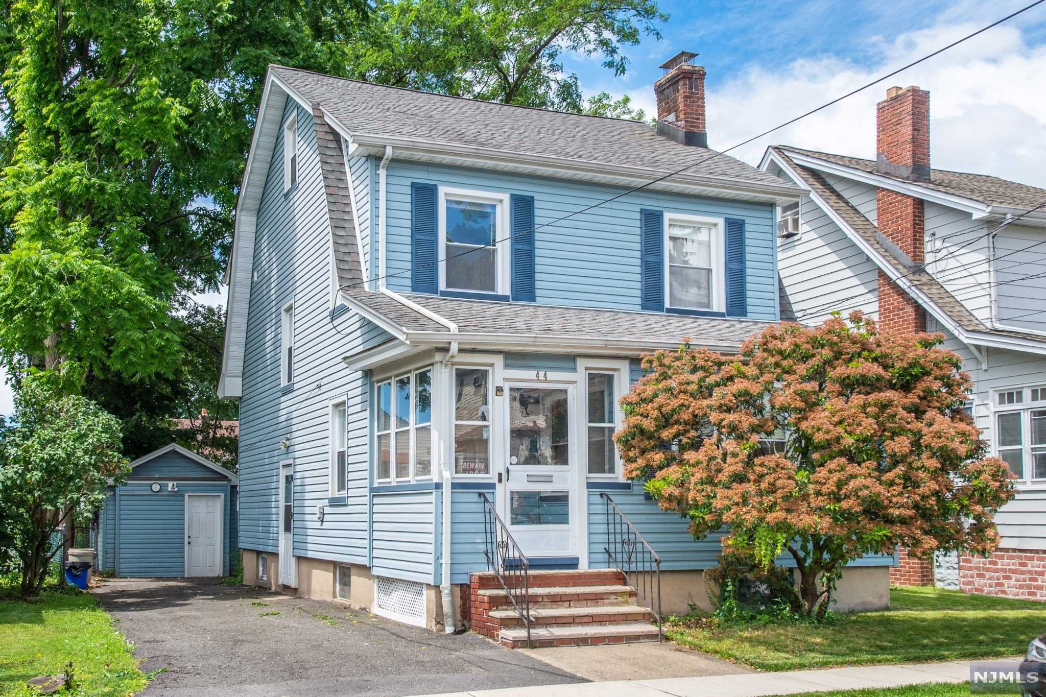 YOUR SEARCH ENDS HERE!! This charming colonial offers 3 bedrooms, and 1 full bath and is located on a quiet street in town. Make your way into the home from the enclosed front porch. The living room with a brick fireplace leads you into the den, and dining room a kitchen with stainless steel appliances completes this level. Make your way upstairs to 3 spacious bedrooms with a full bath. The basement is unfinished with laundry. The backyard is fenced with a storage shed and spacious enough for all your entertainment needs. THIS IS A MUST-SEE!