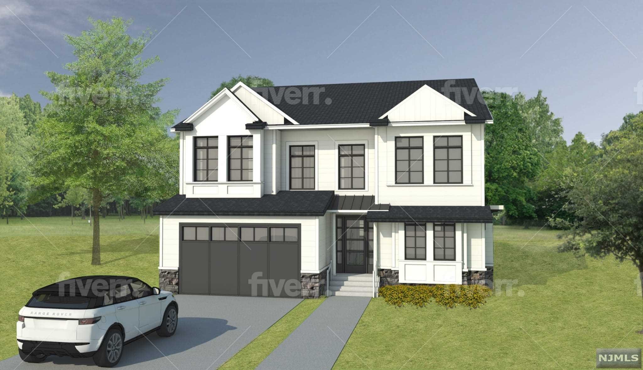 Gorgeous modern NEW CONSTRUCTION currently being built by a local builder offering six bedroom, six bathroom on a Cul de Sac quiet street.Close to schools and bus to the City. The house will feature master suite with his/hers closets and large master bath, second floor laundry room, full bedroom and bath in the first floor and a full finished basement with a large recreation area, a bedroom, full bathroom and media/gym room. Room for inground pool (not included). Renderings are for illustration purposes only. Estimated compleation on or about 8/22/2022. Owner is also a realtor.