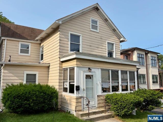 Great Opportunity! Two- Family home on a 50 X 112 lot. Perfect for builders or investors looking for a promising project. Sold AS-IS. Great location, surrounded by beautiful Duplexes in the neighborhood. Buyer is responsible for obtaining the Certificate of Occupancy.
