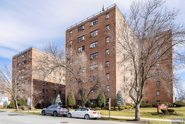 Welcome to Berkley Arms! Conveniently located one block away from the Anderson Street Train Station & near the bus into NYC. This 2BR apartment boasts a renovated Kitchen w/granite countertops, backsplash, wood cabinets and a new stove for those who love to cook. A major plus here is that the Washer & Dryer is in the apartment, NO need to go downstairs. Recessed lighting in the Living & Dining Rooms w/smart home capabilities also compliment the unit. The bathroom has been fully gutted and renovated with no details spared. Newer Vanity w/Kohler mirror, Newer Tile Floors & Newer Tub w/Dreamline glass doors. Master Bedroom fits a king with furniture & the guest room comfortably fits a queen sized bed. Amenities include a Pool, (BBQ) Picnic Area, Community Room and 1 (one) parking spot. One(1) Cat allowed. HUMC Medical center is close by. Welcome Home!
