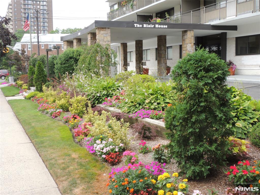 Stunning sunsets and horizon views south to west to north re yours from the appx 20' terrace and all rooms of this Jr. 1 bedroom luxury high rise home. Located in the heart of the prestigious Prospect Avenue area. Loads of light. Modern kitchen and bathroom. Lots of closets including 2 walk-ins. And, LOW monthly maintenance fee and taxes. Garage parking space. Laundry room each floor. Luxurious lobby and hallways. Very nice pool. NYC EXPRESS bus less than one block; near NYC train. Very close to HUMC medical center, all shopping, malls etc.
