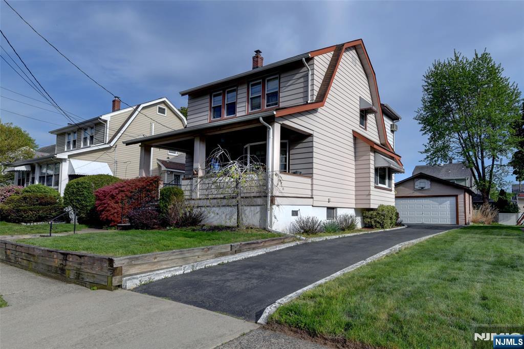 Charming Dutch Colonial in prime Fair Lawn location. A welcoming front porch leads you to a generously sized Living Room. Custom wood columns and built in cabinetry separate the Living Room from the Dining Room that is well lit by a beautiful bay window providing plenty of natural light. The woodwork and details throughout the home is stunning! Owner says there are beautiful hardwood floors under the well worn carpeting. The Eat-In-Kitchen has plenty of cabinets and counter space with a pantry just off the kitchen. There is an enclosed back porch with access to the back yard., As well as a side door entry with access to the full partially finished basement with laundry and an additional toilet. Upstairs you will find an updated (2016) full bath, an oversized primary bedroom with a spacious walk-in closet and two additional bedrooms. This delightful 3-bedroom, perfectly blends classic charm with modern convenience. Nestled on a quiet, tree-lined street, yet just minutes from top-rated schools, parks, shopping and perfect for NYC commuting including a nearby Train Station.