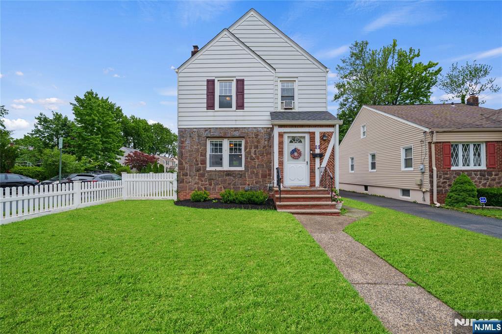 Welcome to 2 High Street, a charming home located in Bloomfield's highly desirable Oak View neighborhood. The main level features a welcoming living room, a dining area adjacent to the kitchen, and a spacious den currently used as a playroom. The den's high ceilings add to the room's versatility, making it well suited for a family room or home office.Upstairs, the three bedrooms share a generously sized bath, while a pull-down attic provides additional storage. The basement offers even more flexibility with a finished area currently used as a home office, as well as laundry and storage space.Outside, enjoy a private fenced backyard ideal for summer gatherings. A detached garage provides added convenience.Just moments from New York City bus service, right on Nutley border, just one block to ON3 Campus and Hackensack Medical School, nearby train access, major highways, shopping, and dining, this home offers the opportunity to enjoy the Oak View lifestyle at a price point becoming increasingly difficult to find.