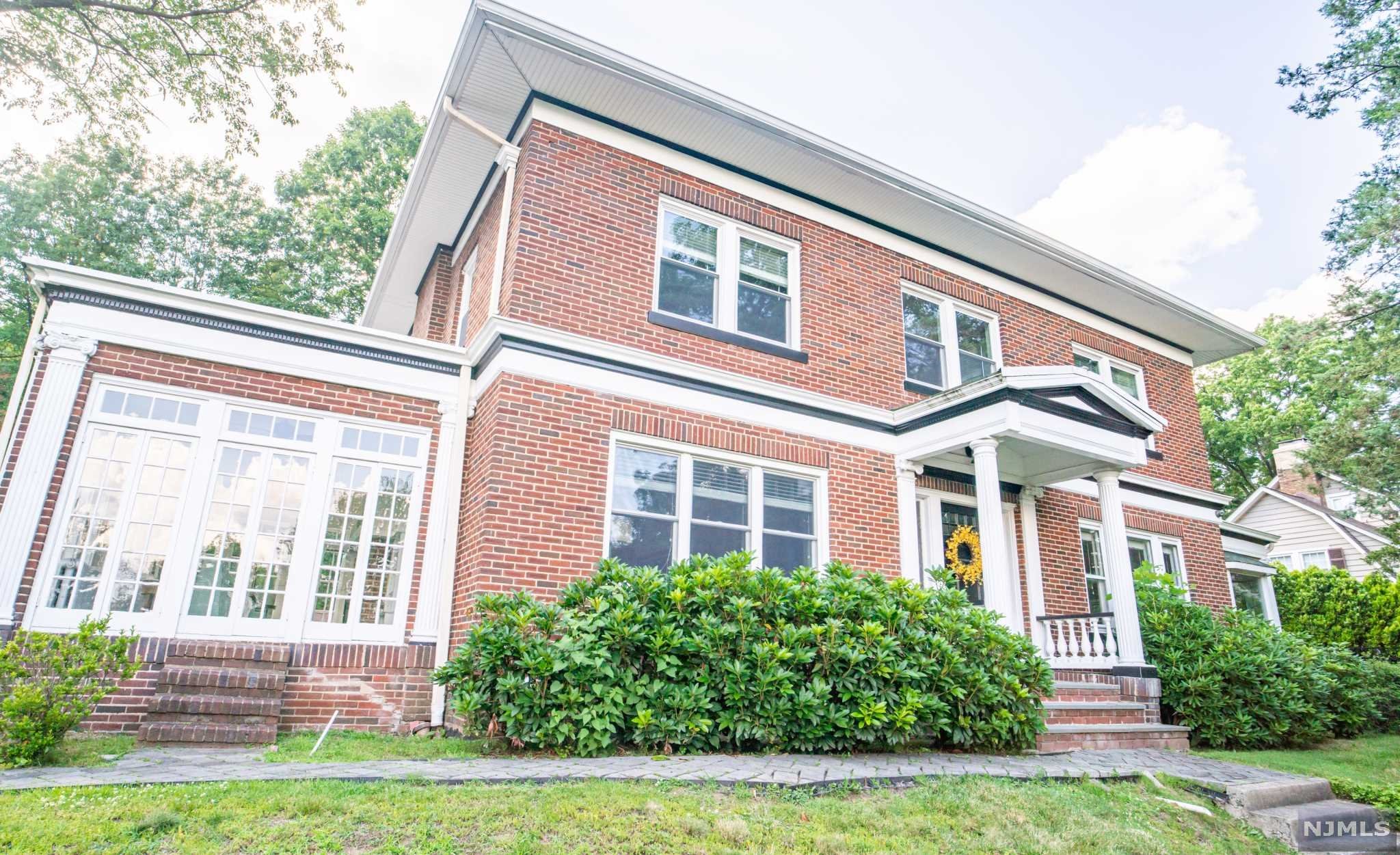 Delightful, light-filled, Center Colonial in one of the most desirable commuter areas in Montclair. This home offers approx.. +3K sq ft of living space, 6 BR, 3.5 BA with an amazing layout situated in a corner lot and plenty of room for entertaining. Heated salt water pool and spacious outdoor patio for plenty of entertaining. First floor features a stunning 4 season sunroom, dining room, LR, powder room, and a renovated kitchen w/ butler pantry. Second Floor includes a massive Master Bedroom and renovated master bath w/ stall shower, plus 2 additional BR and 1 BA. Third floor includes two additional bedrooms that can be easily used as an office or gym. With a massive 2 car garage and large wide driveway, walking distance to Upper Montclair, quick access to major highways, walking distance to Train Station to NYC. Come turn this house into your home before someone else does!