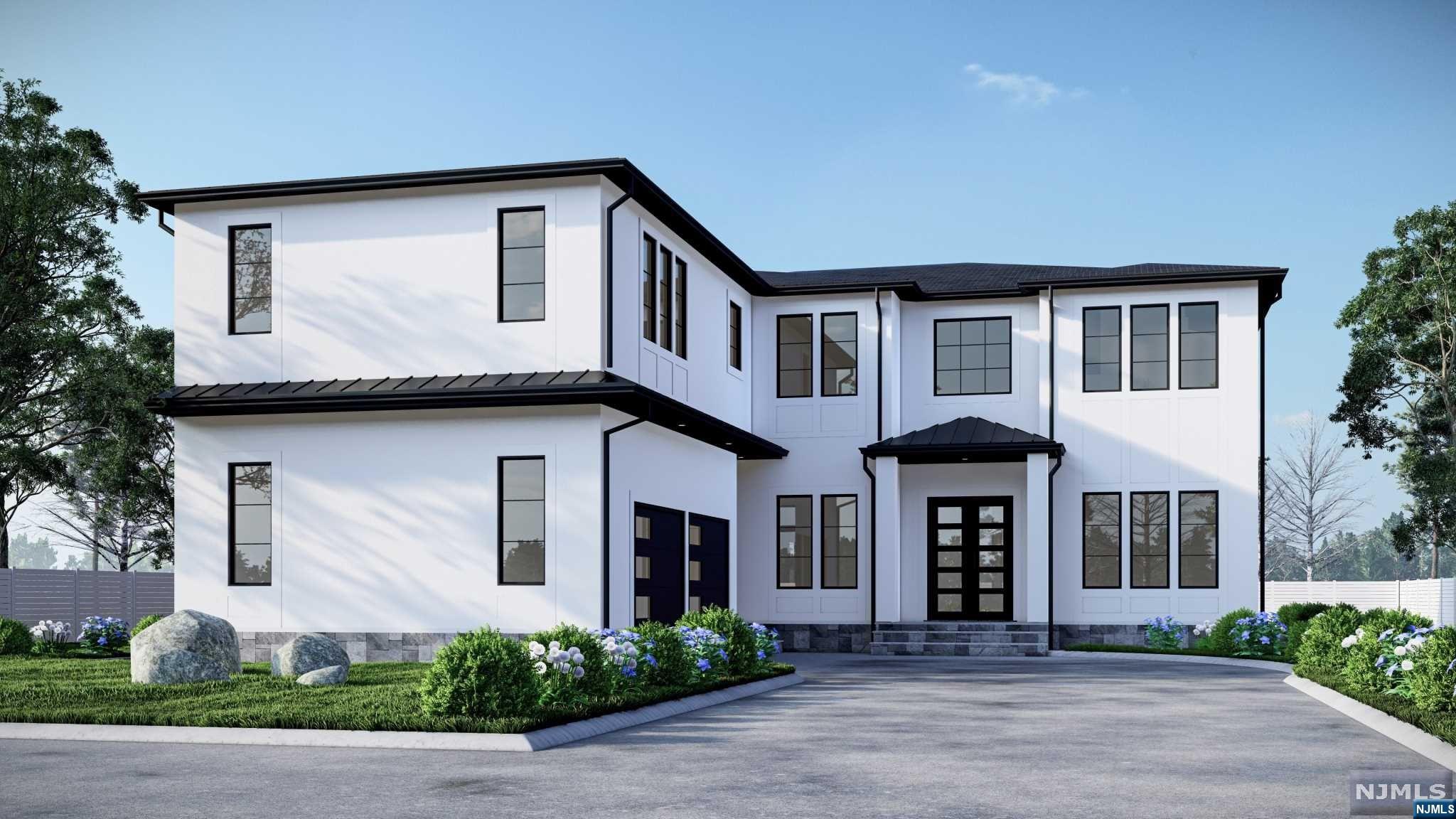 Magnificent L Shaped Brand New Construction Masterpiece on the East Side of Paramus! 5 bedrooms and 6.5 bathrooms. AMAZING CURB APPEAL upon completion! Sweeping 2 Story Entry Foyer will welcome you into the home. Formal LR / DR to each side. Continue along to HUGE Great Room with FP that is Open-Concept to Chef's Kitchen with massive center island, SS appliances, breakfast nook, & Pantry. 1st Floor Bedroom & Full Bathroom! Mudroom & Powder Room complete the 1st Level. Head upstairs to Primary Retreat, complete with Fire Place, enormous W.I.C.'s and stunning Primary Bathroom with private water closet, soaking tub, glass shower. 3 additional bedrooms, each with en-suite bathrooms. Laundry Room & Bonus Library complete this level. Head downstairs to the fully finished basement that is Amenity-Filled. Movie Theater, Gym, huge Rec Room, another Full Bathroom & a Bonus Room. Prepare to be thoroughly impressed by the beautiful new home.