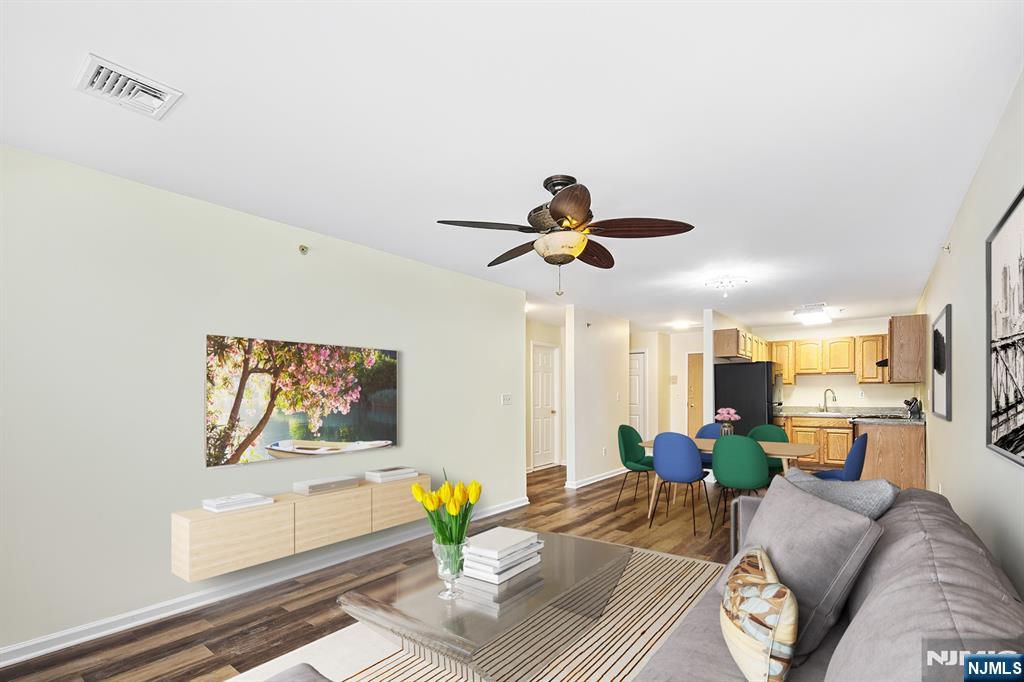 Discover Style, Convenience & Affordability in this Modern Flair 1 Bedroom 1 Bath Condo with low monthlies+1 Deeded Parking at the Madison Riverview Boutique condo building. Contact/text Angela Cuciniello direct for more details 201.657-6084. Surrounded by urban convenience located at the crossroads of Fairlawn & Hawthorne. Step inside the recently renovated, spacious, Open Concept floor-plan where everything has been done. Boasting brand new luxury flooring thu-out, freshly painted, newly renovated luxury tiled full bath, stylish light fixtures. The Modern Kitchen features brand new appliances, plenty of cabinetry & storage for the Cook. Tranquility await in the King size Bedroom with enormous walk-in-closet for the fashionista. Benefit the convenience of an in unit full size washer/dryer laundry room, it doubles as a pantry/storage closet. Central HVAC. There is no elevator service in the building, a short flight to the 2nd floor. The Madison Riverview condo is gated with security cameras. Pets are welcome. Low Monthly HOA of $349 Includes h/c water, 1 car deeded parking #18, snow removal. Commuter options to NYC Penn Station via NJ Transit Rail is close by. CONTACT Angela Cuciniello to learn more 201. 657-6084. Inspiring lower interest rates make this an Excellent choice in lieu of renting or Opportunity for Investors alike! Don't Miss Out!