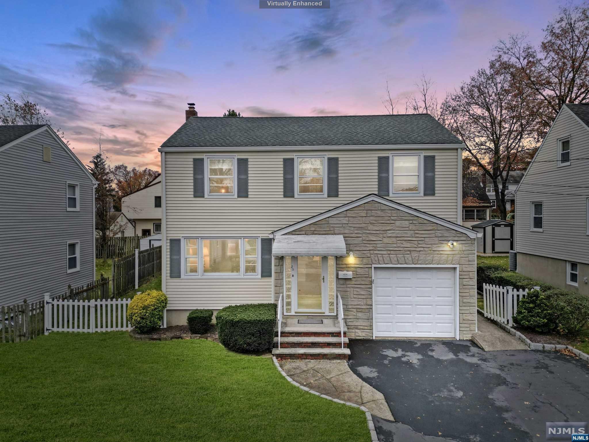 Welcome to this beautiful 4-bed, 1.5-bath side hall colonial nestled in the desirable town of Nutley. The first floor has an inviting eat-in kitchen, a spacious living room, a formal dining room, and a convenient half bath. With a basement and an attached garage, this home provides ample space. Upstairs, discover four bedrooms and a full bath. Make this house your own and enjoy the convenience of nearby parks, easy access to major highways, and public transportation options. Your ideal home in a sought-after location awaits!
