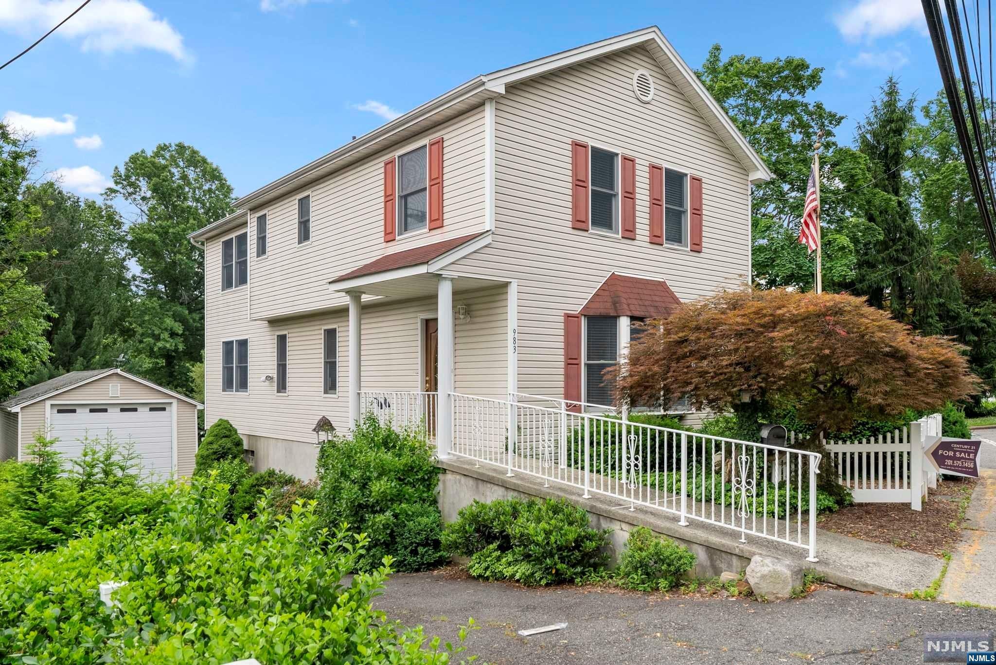 Welcome to this 2004 built custom house situated close to all major highways and NYC commute! Featuring 3 spacious bedrooms, 3 FULL and 1 half bathrooms. Hardwood floors flow throughout home into oversized living room with wood burning fireplace. Formal Dining Room, Eat-in kitchen with breakfast area over looks beautiful park setting. Home perfect for contractor, woodworker, plumber , landscaper and any trade looking for secure parking as property not only has attached 1 car garage but oversized detached barn/garage. This home is one you won't want to miss!