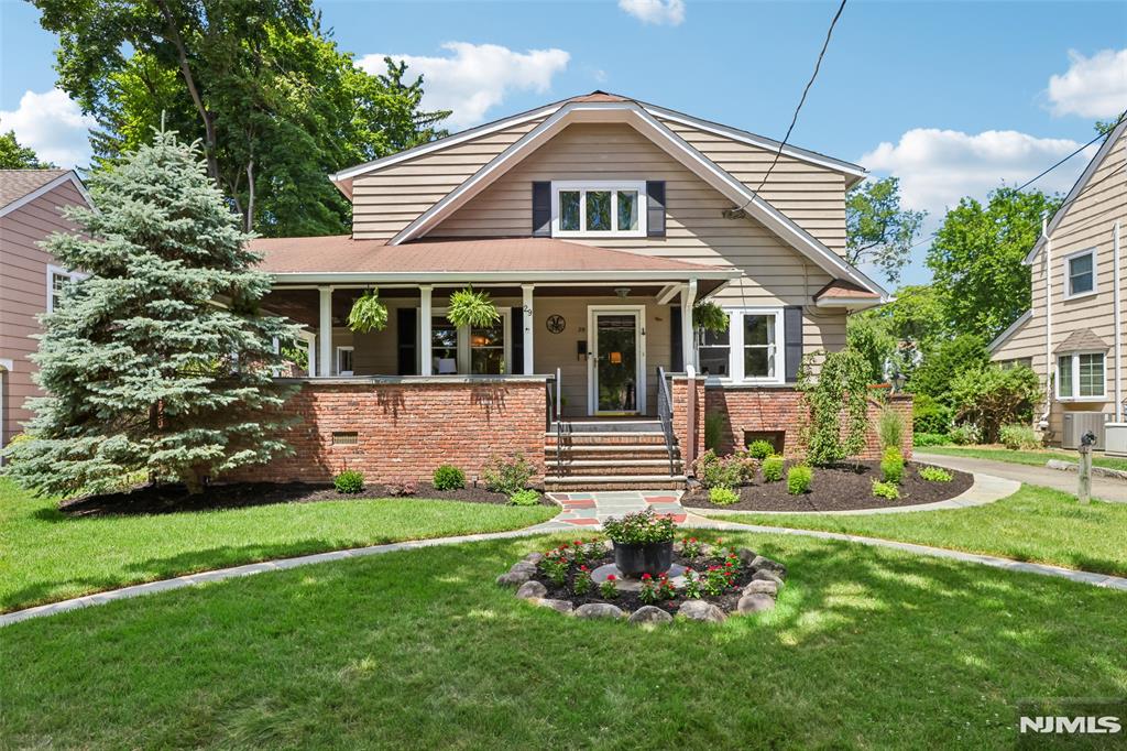 Storybook Craftsman-style home in the heart of Ho-Ho-Kus, cherished by three generations of the same family since the 1920s. Now offered for the first time, this is a rare opportunity to write the next chapter. From the moment you arrive, the wraparound covered porch invites you to slow down and relax, enjoy the beautiful view of the surrounding neighborhood. Inside, a wood-burning fireplace anchors the sun-filled living room while the graceful staircase with original detailing nods quietly to another era. The formal dining room completes a seamless circle, its double French doors leading you right back to the wraparound porch, creating an effortless flow perfect for entertaining. A versatile back room with separate entrance serves as a fourth bedroom or home office with a full bath conveniently located in the hallway. The breakfast room off the kitchen enjoys a large picture window framing views to a serene and private backyard. Upstairs holds a generous primary suite spanning the entire front of the home, two additional bedrooms, plus a full bath and laundry. The partially finished lower level offers flexible living space and ample storage. Outside, a wood-burning fireplace area, patios, lush lawn and detached garage complete the picture perfect setting. Homes like this don't come along often in Ho-Ho-Kus, a town with great schools, strong community and every amenity you could imagine - all at your fingertips! Your wait is over, start your next chapter here.