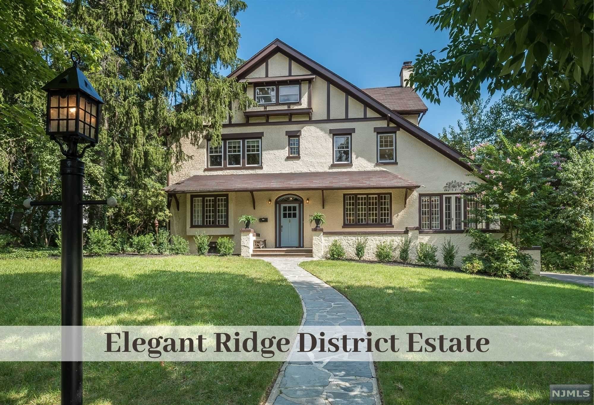 Elegant Ridge District Estate offers expansive and private Oasis Backyard nestled in tranquil neighborhood setting just moments from Town,Train & Schools. Grand Entrance Foyer w Turned Staircase & front to back views sets the tone for generous proportions throughout. Living Rm w Frplc & Built-Ins leads to dreamy Sun Room & Screened-In Porch. Wide transition paneled Archways brings Banquet Dining w Window Seat. Family Rm w Frpl & generous Eat-In Kitchen span the rear for nature views & convenient entertaining. Nearby lrg Mud Rm, Back Staircase & PR. Primary Bdrm w 2 Walk-Ins & EnSuite, 3 lrg Bdrms, 2 Full Bths, Balcony, & Laundry complete the 2nd Fl. Ascent to sunlit 3rd to find Bonus Rec Rm, 2 Bdrms & Full Bth. Unfin & Dry Lower Level w 8' ceilings has endless possibilities. Mature Plantings,Stone Retaining Walls & Bluestone Patio punctuate this 92X252 property for lrg or intimate gatherings. Pristine Flooring, Neutral Pallet. Continue the Tradition in this warm & inviting home.
